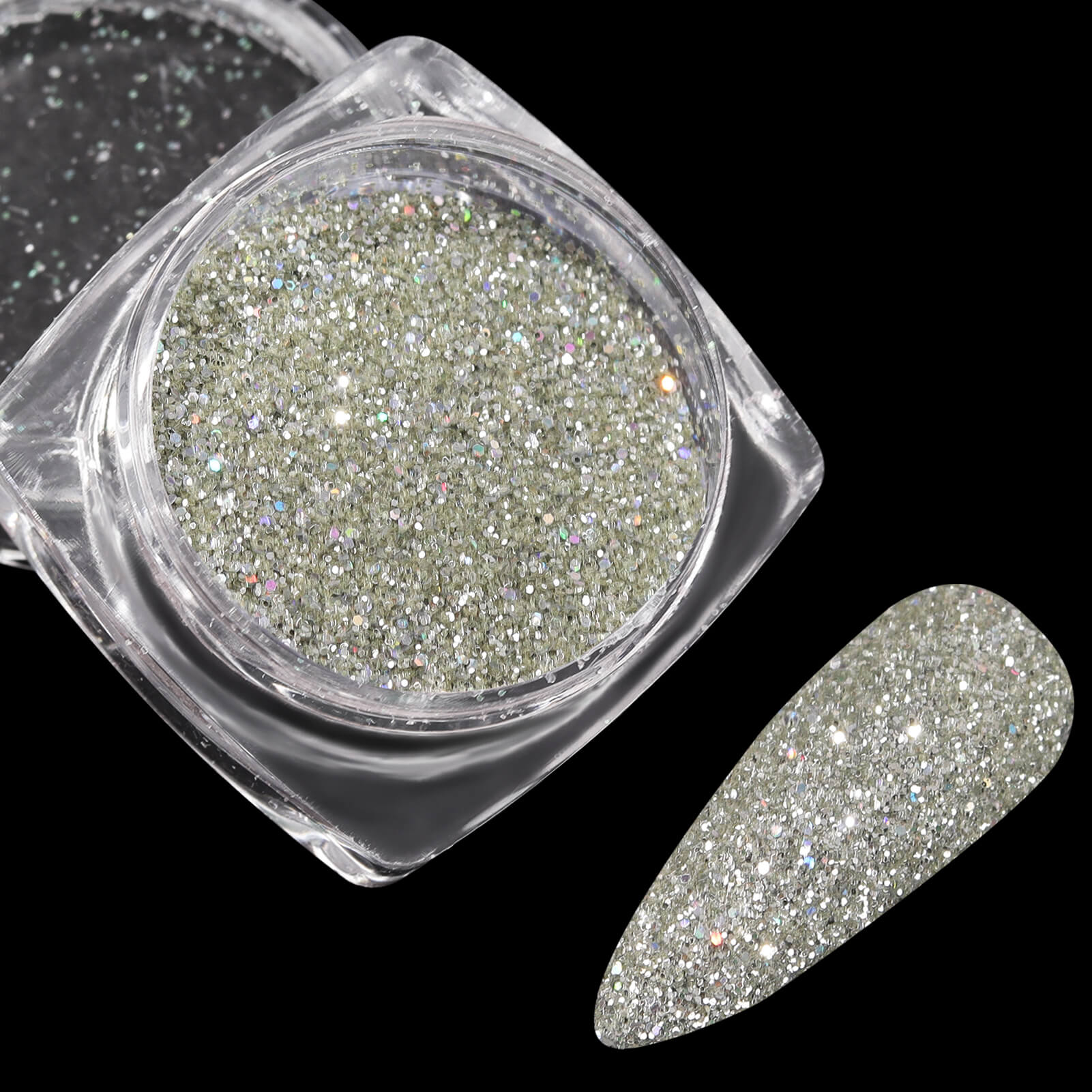 nail-art-sugar-green-crystal-glitters