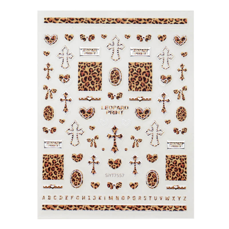 nail-sticker-brown-leopard-cross