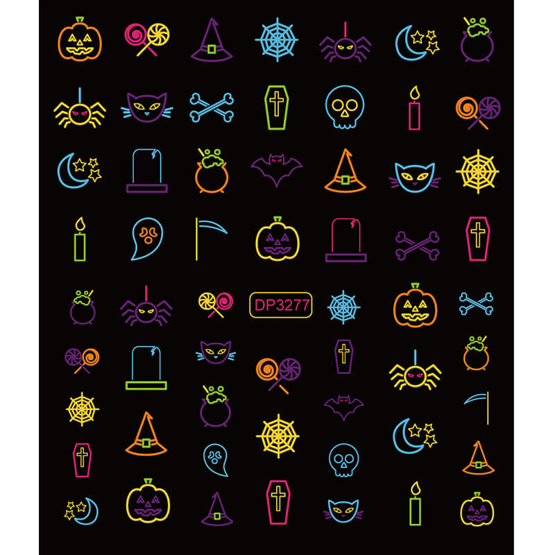 neon-halloween-nail-art-stickers-self-adhesive-nail-sticker-77