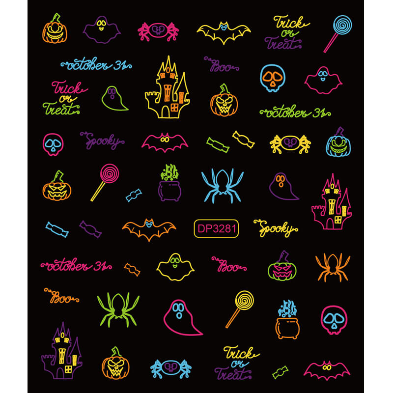 neon-halloween-nail-art-stickers-self-adhesive-nail-sticker-80