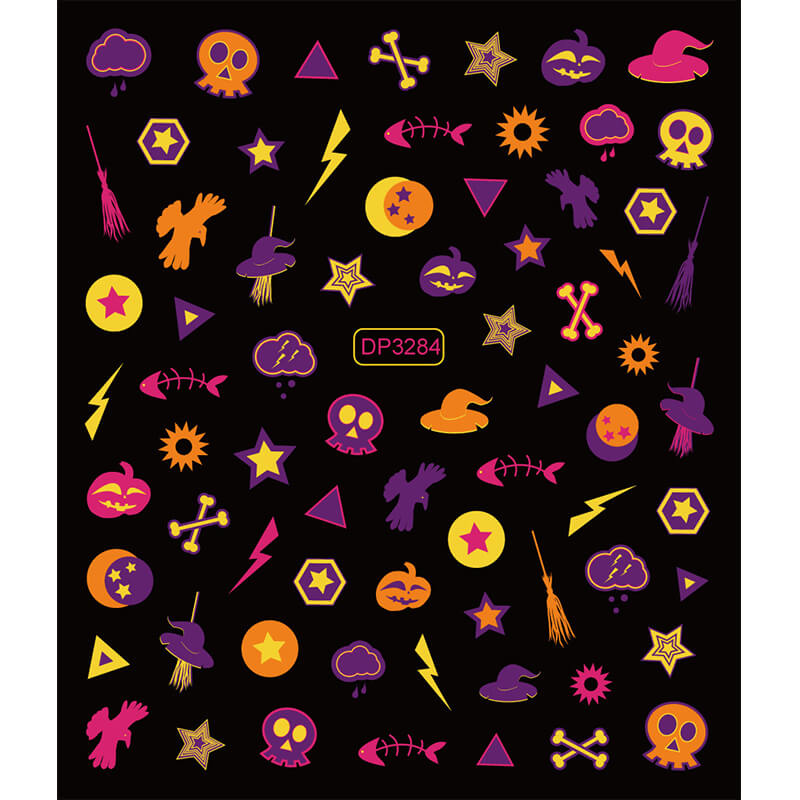 neon-halloween-nail-art-stickers-self-adhesive-nail-sticker-84