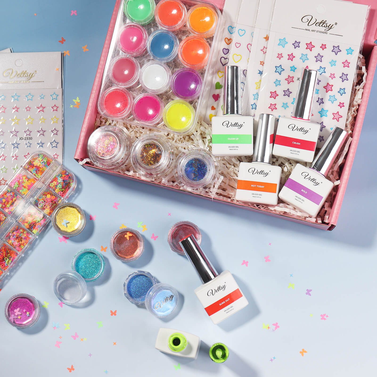Neon Nail Art Set