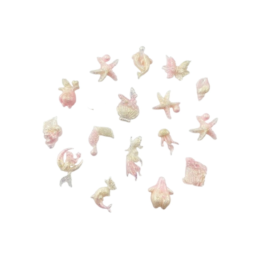 Sea Nail Charms Set