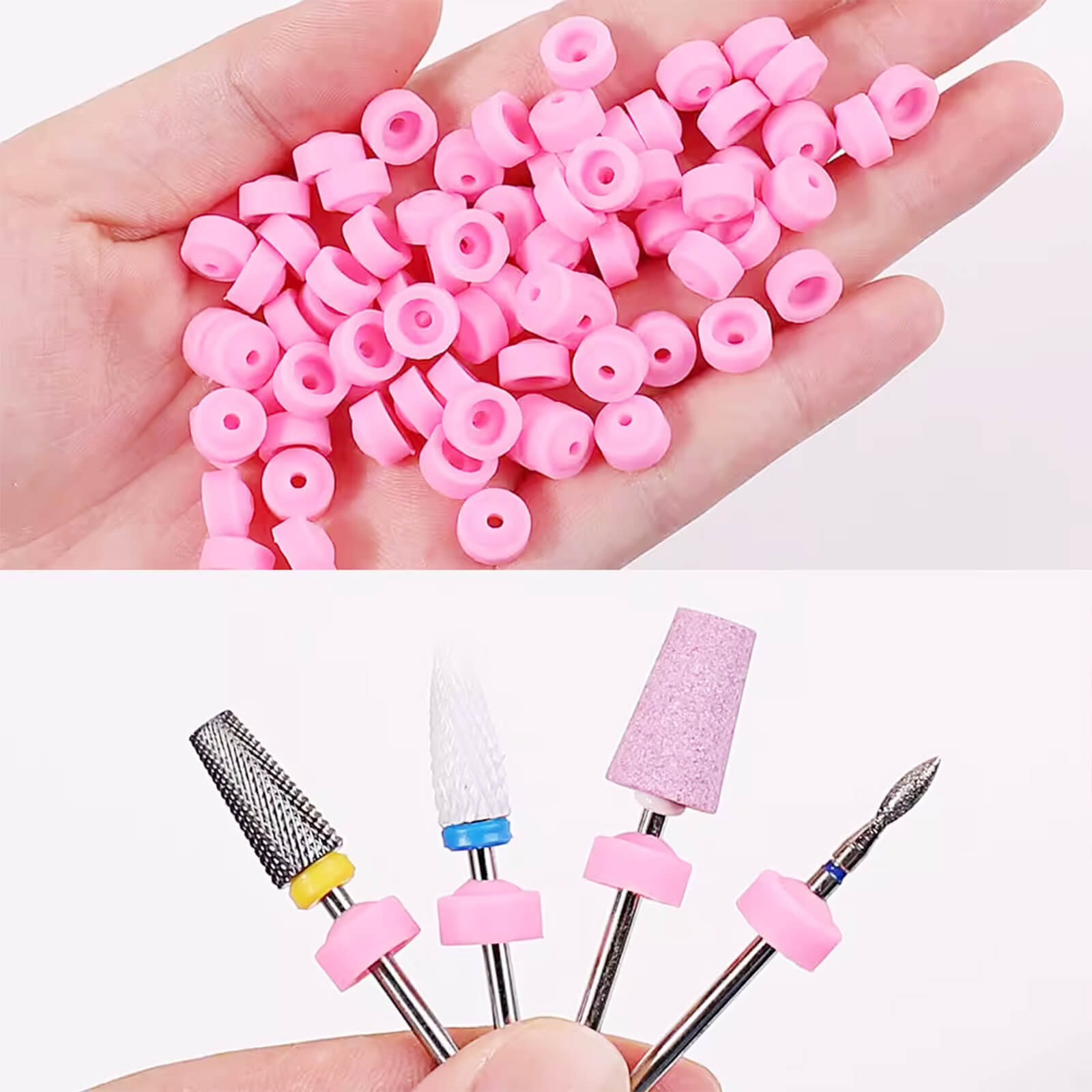 pink-drill-bit-anti-dust-caps-show