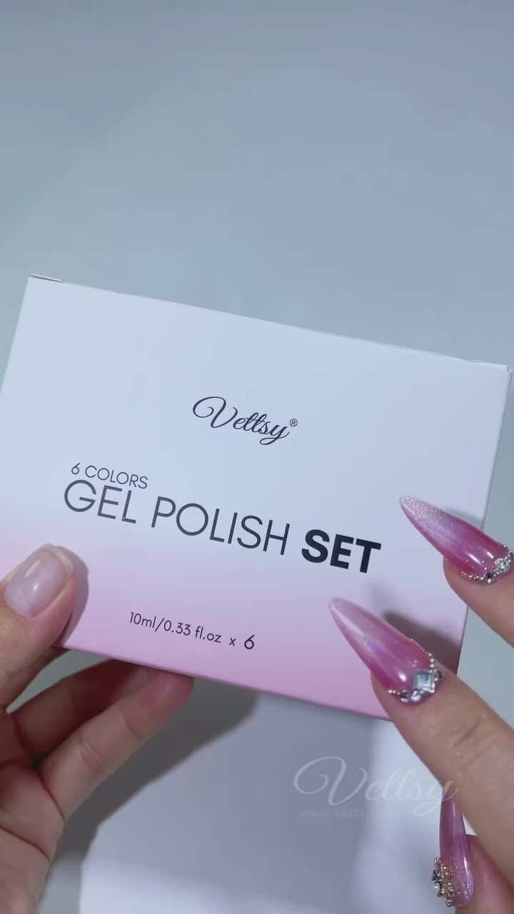 Hema-Free Cat Eye Gel Set-Pastel Jelly