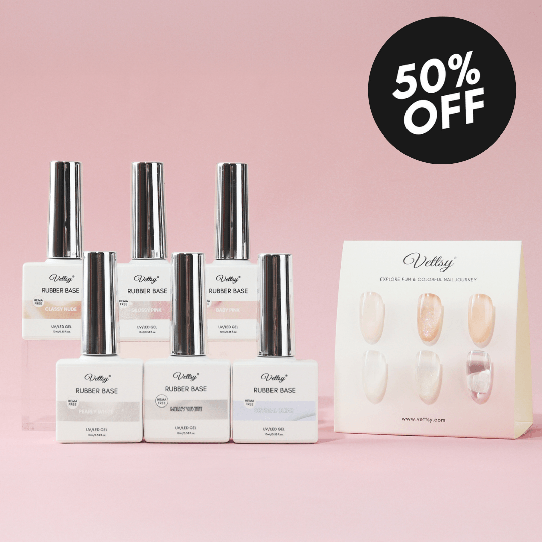 Hema-Free Rubber Base Gel Set
