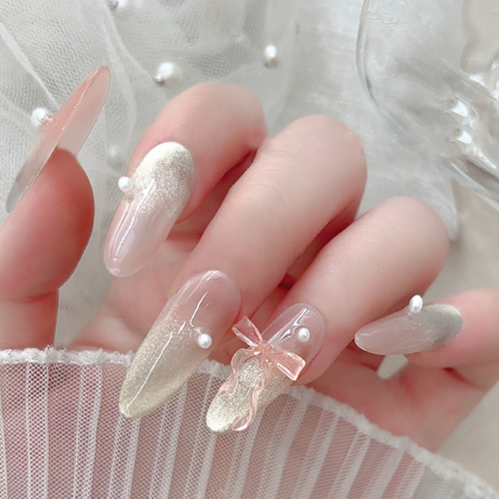 soft-3d-bow-nail-charms-jelly-color-nail-design