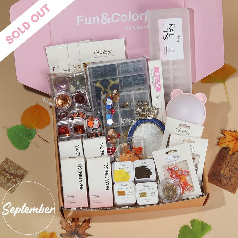Monthly Subscription Nail Box-Deluxe