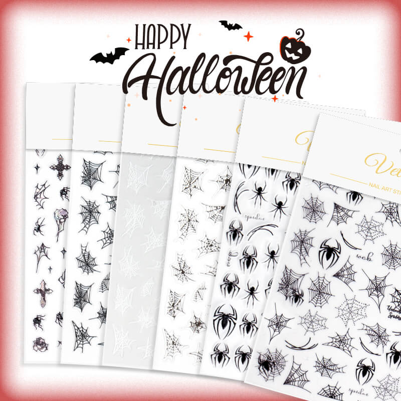 Nail Sticker Set-Spiderweb