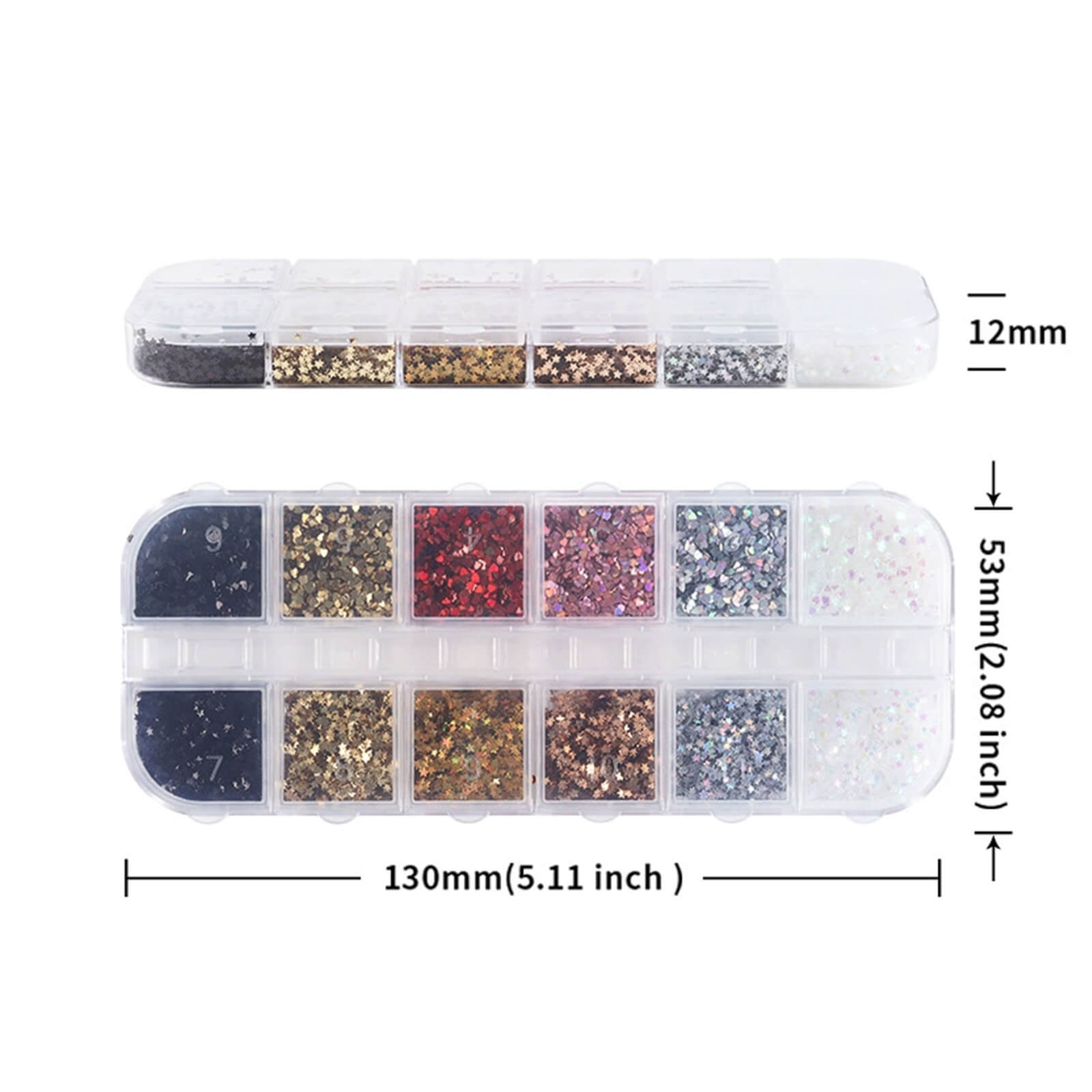 star-heart-nail-glitters-set-mini-size
