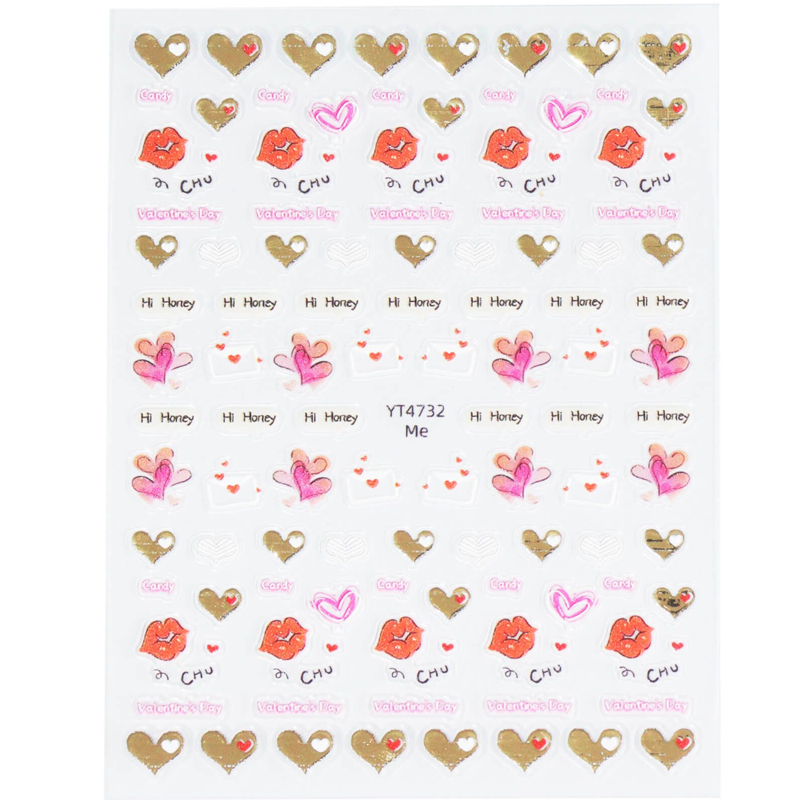 ملصق أظافر - طباعة مجوفة