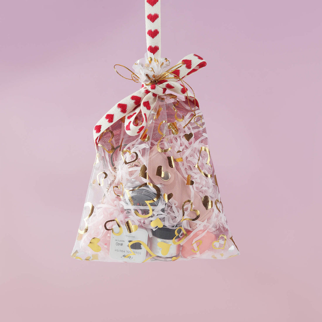 Bolsa de la suerte navideña