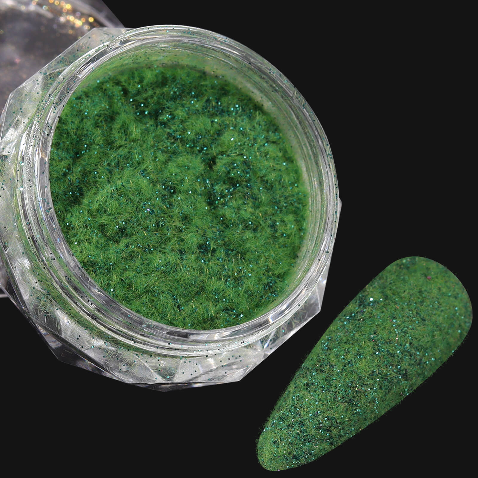 velvet-flocking-nail-powder-green