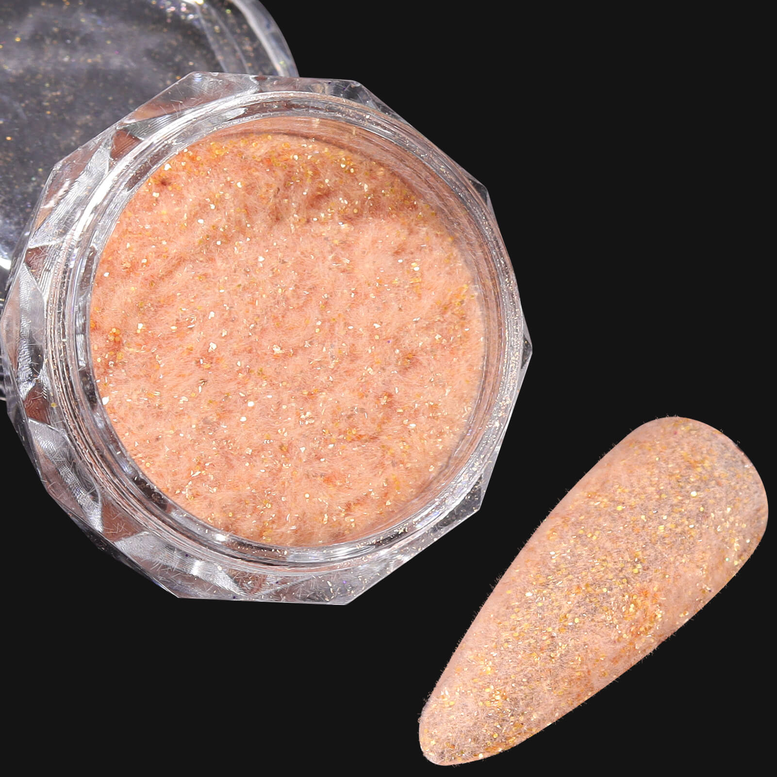 velvet-flocking-nail-powder-orange