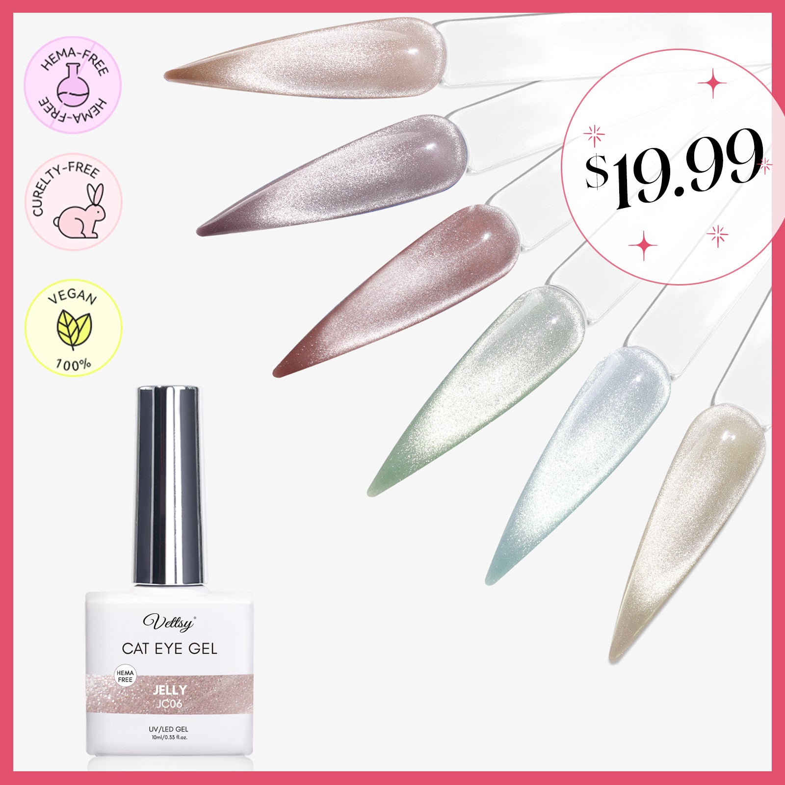 Hema-Free Cat Eye Gel Set Sale