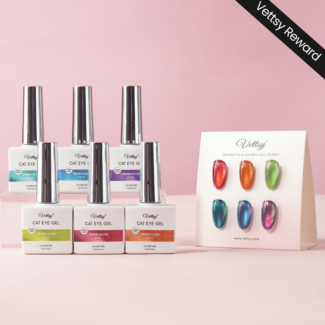 Reward-6pcs Cat Eye Gel Set-700 Points