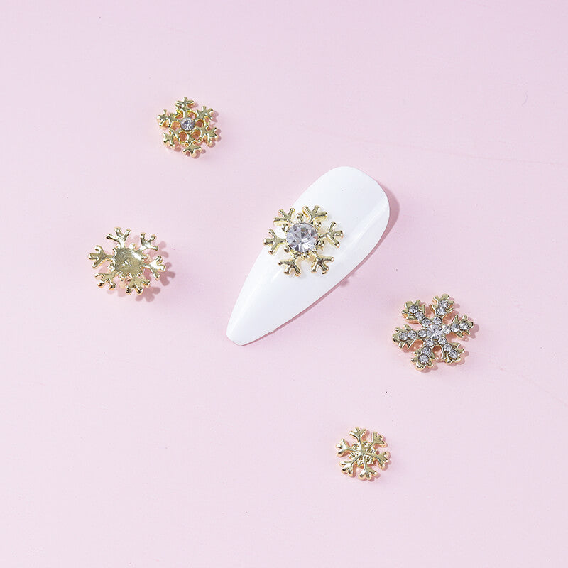 winter-3d-nail-art-snowflakes-metal-charms-gold-size