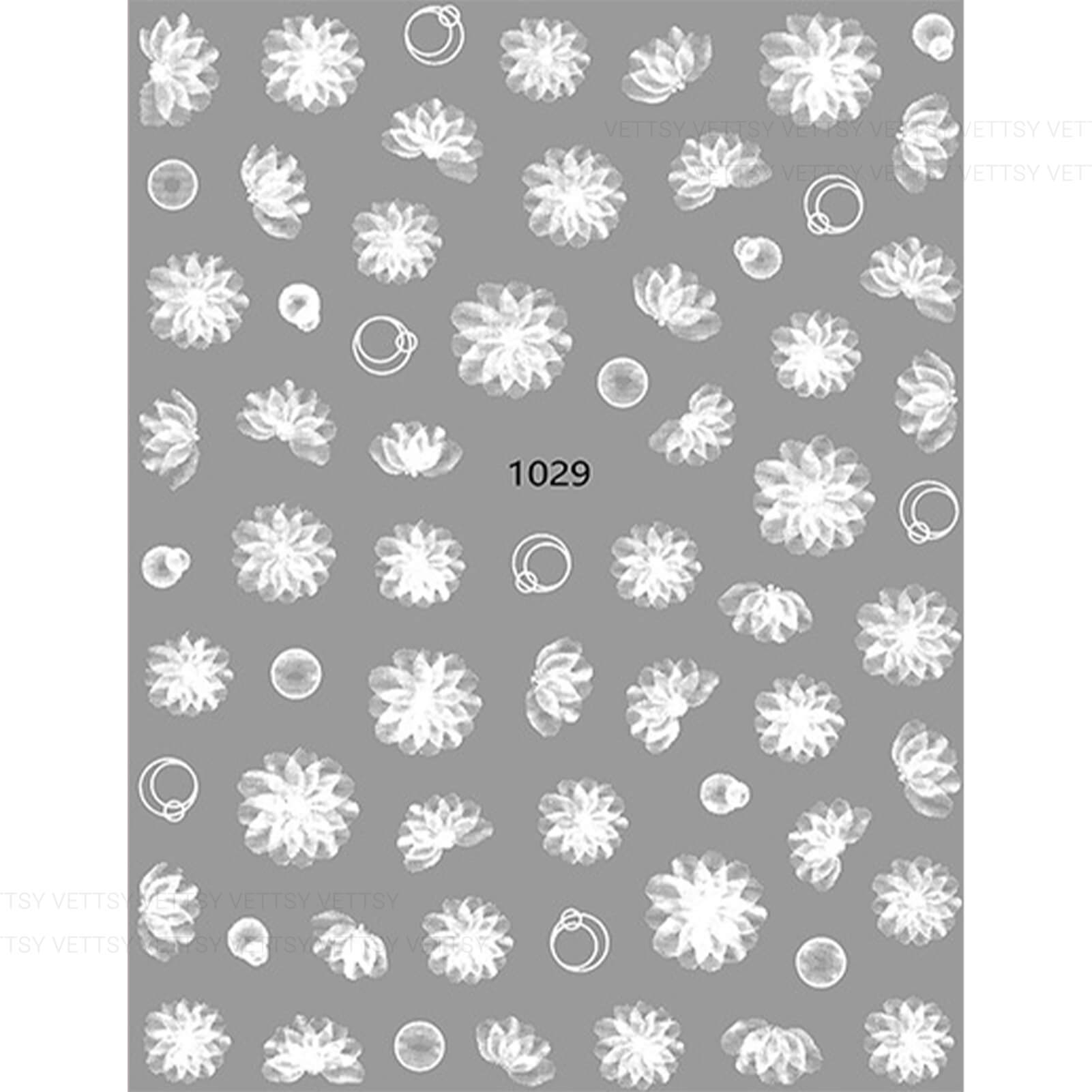 Nail Stickers-Hollow Flower - Vettsy