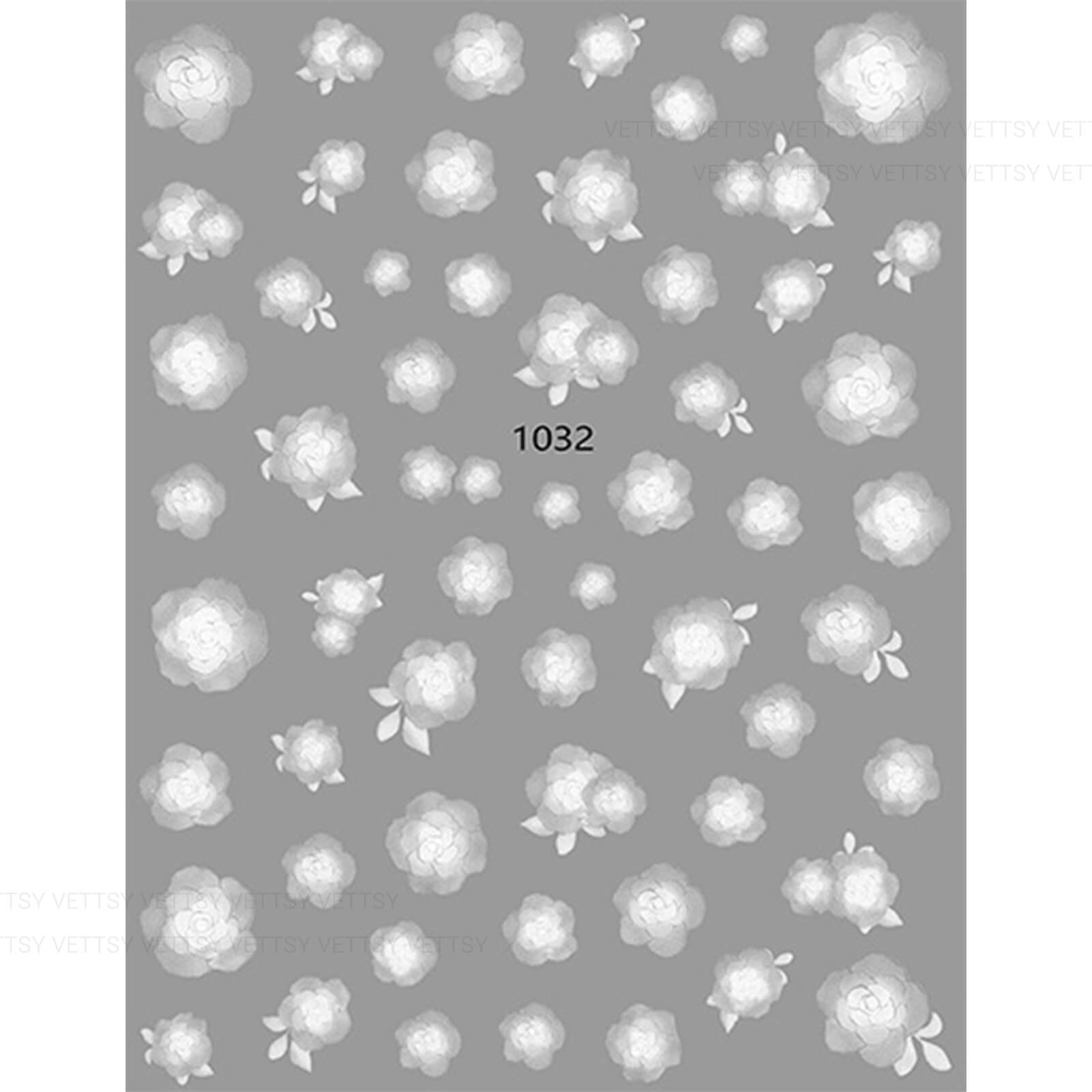 Nail Stickers-Hollow Flower - Vettsy