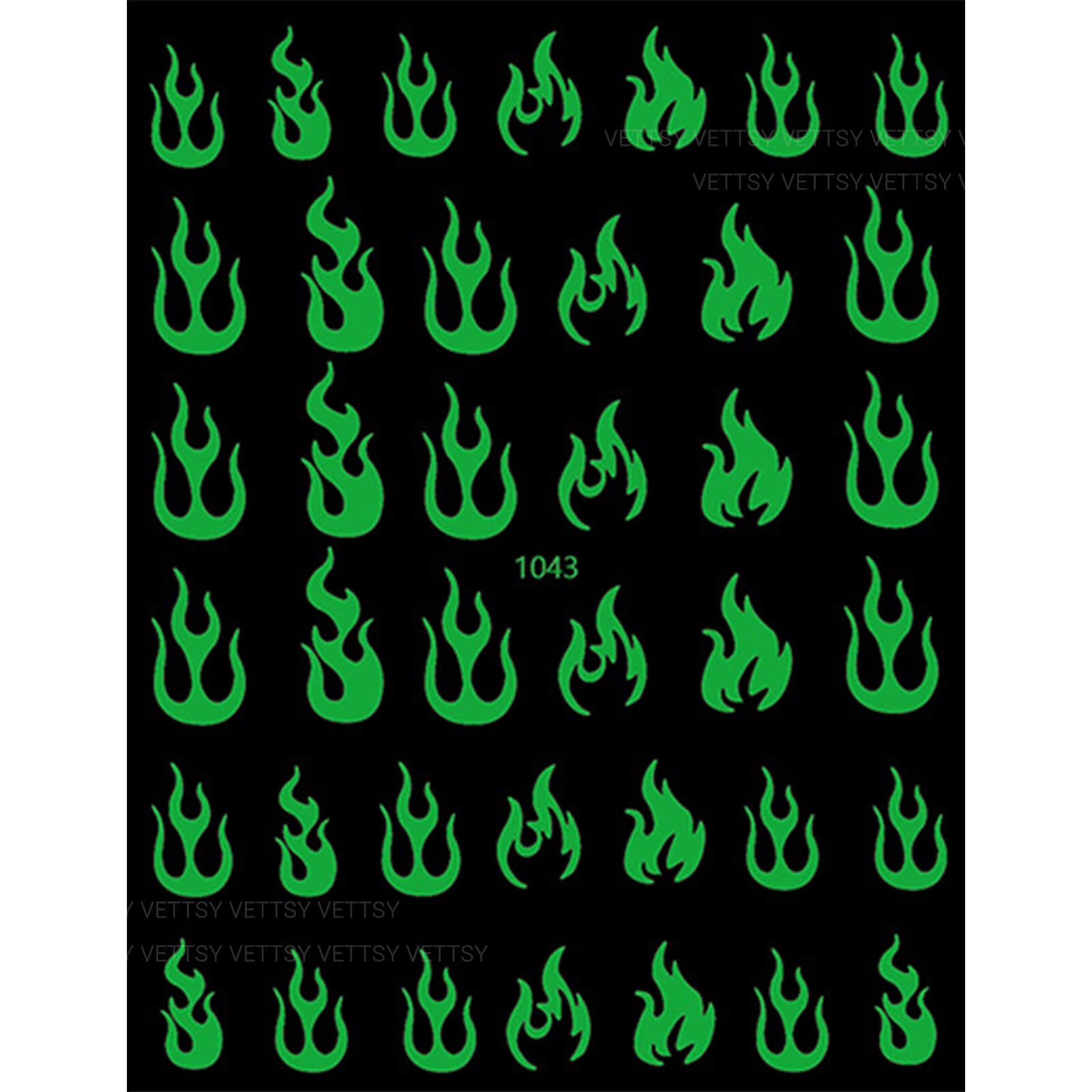 Nail Stickers-Luminous - Vettsy