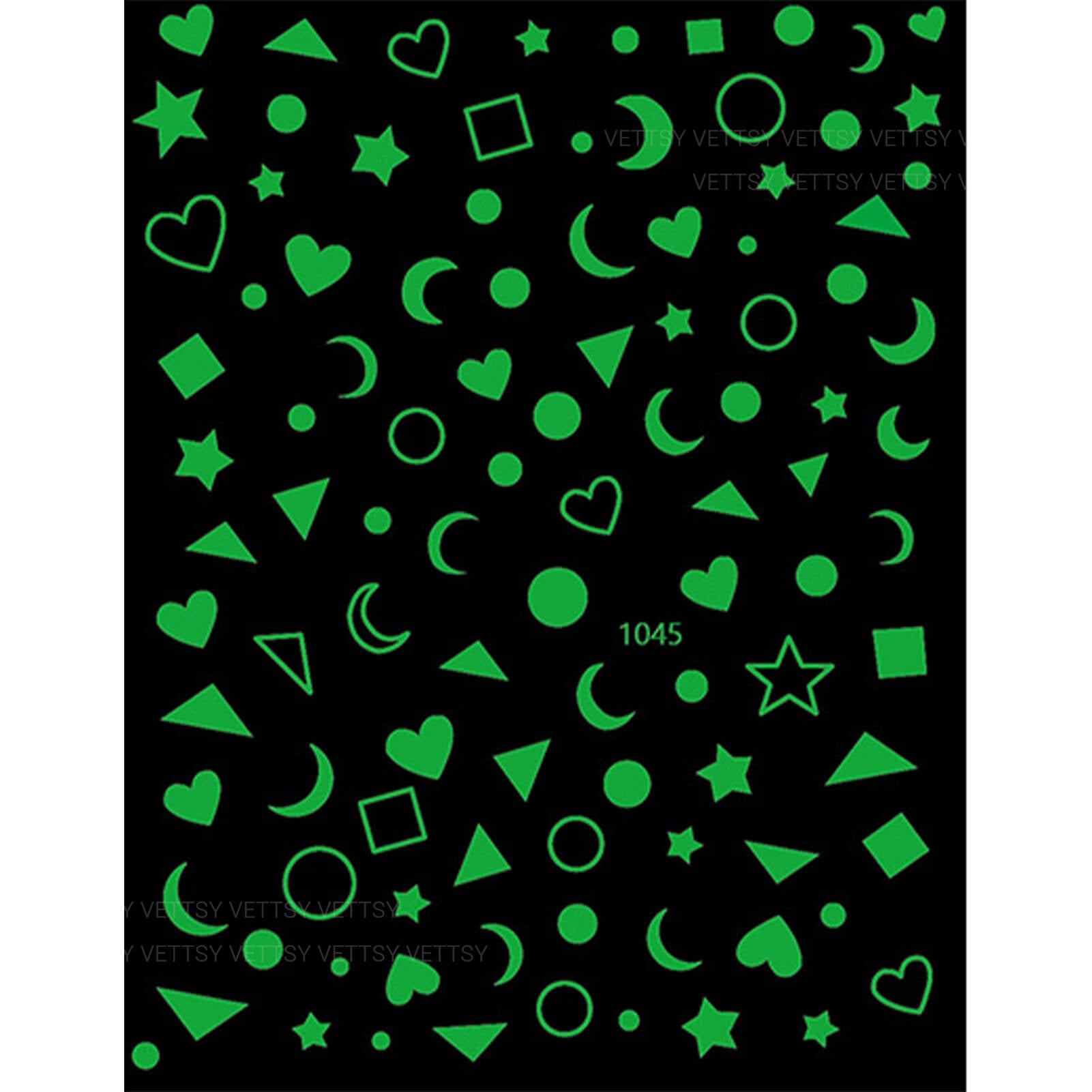 Nail Stickers-Luminous - Vettsy