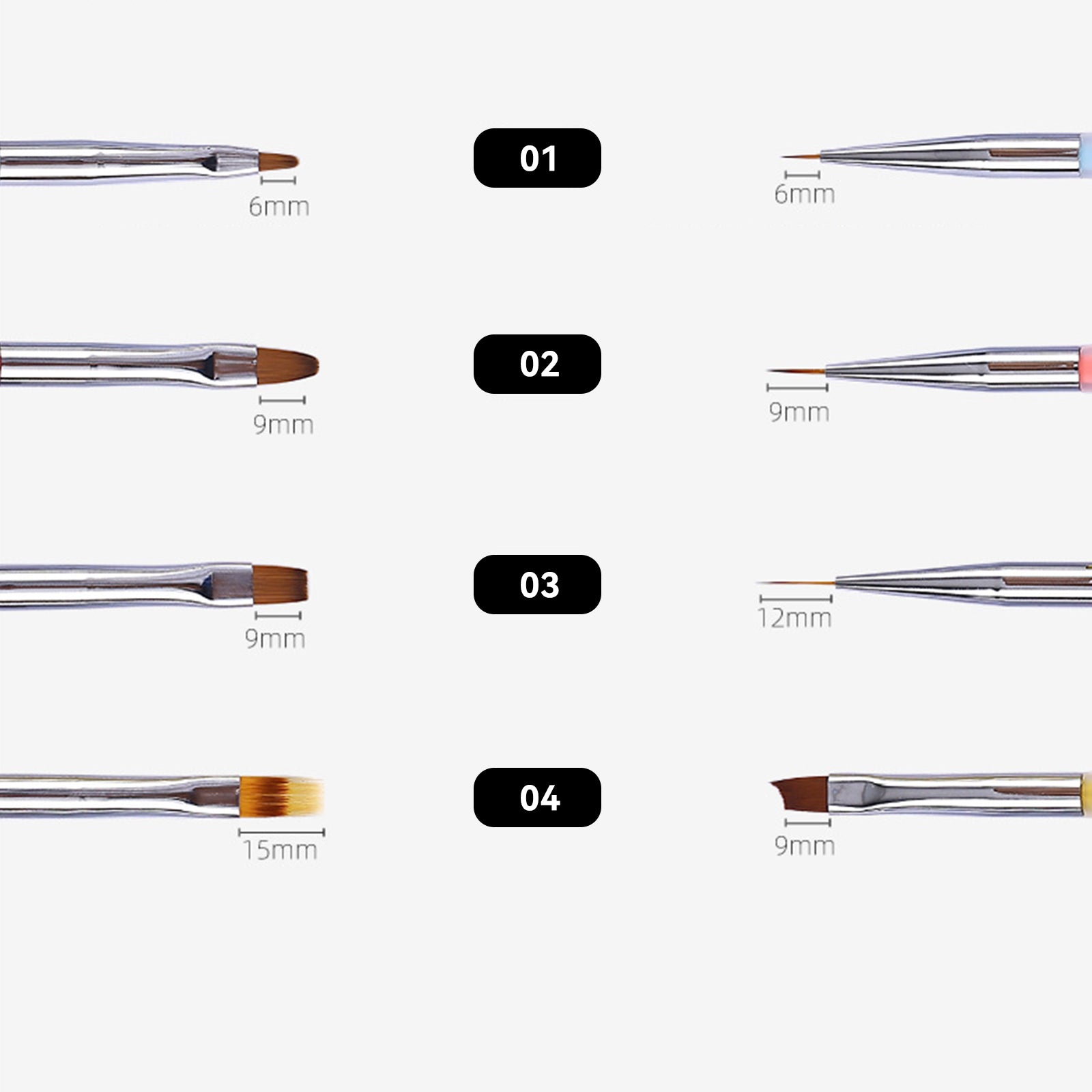 Dual Ended Nail Art Brush-01