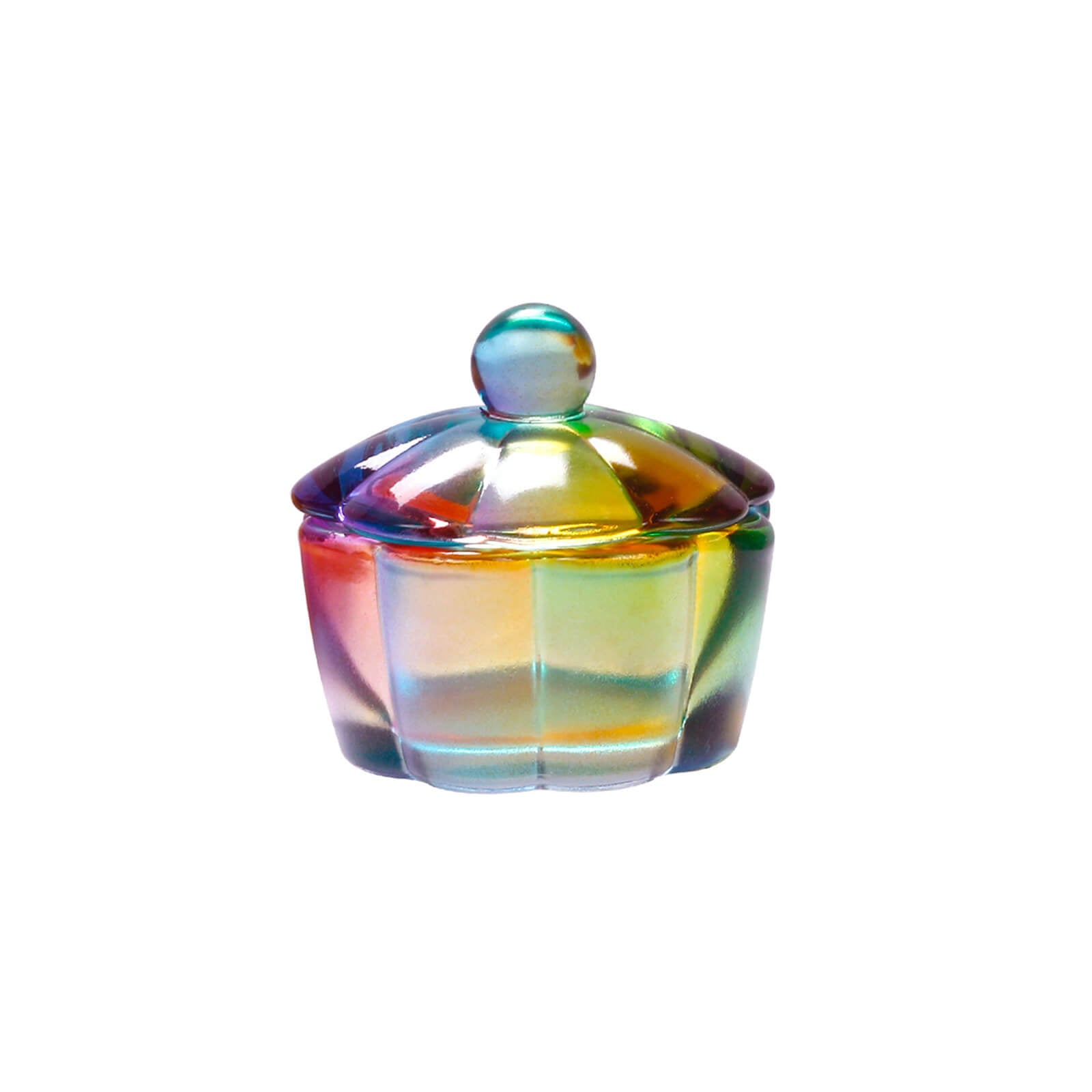 Glass Dappen Dish-Flower