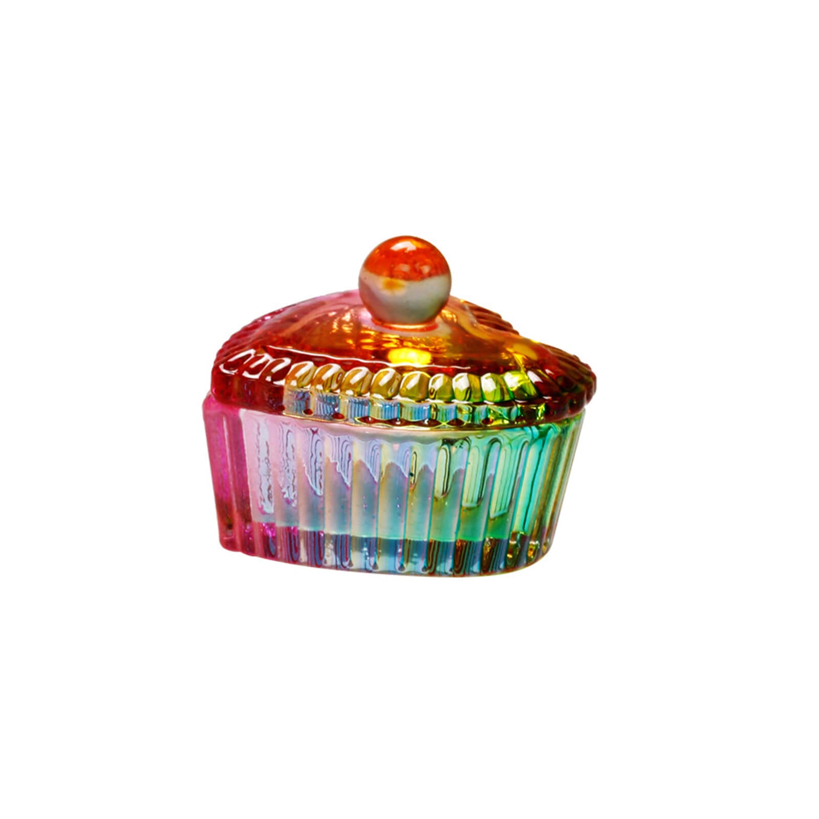 Glass Dappen Dish-Heart