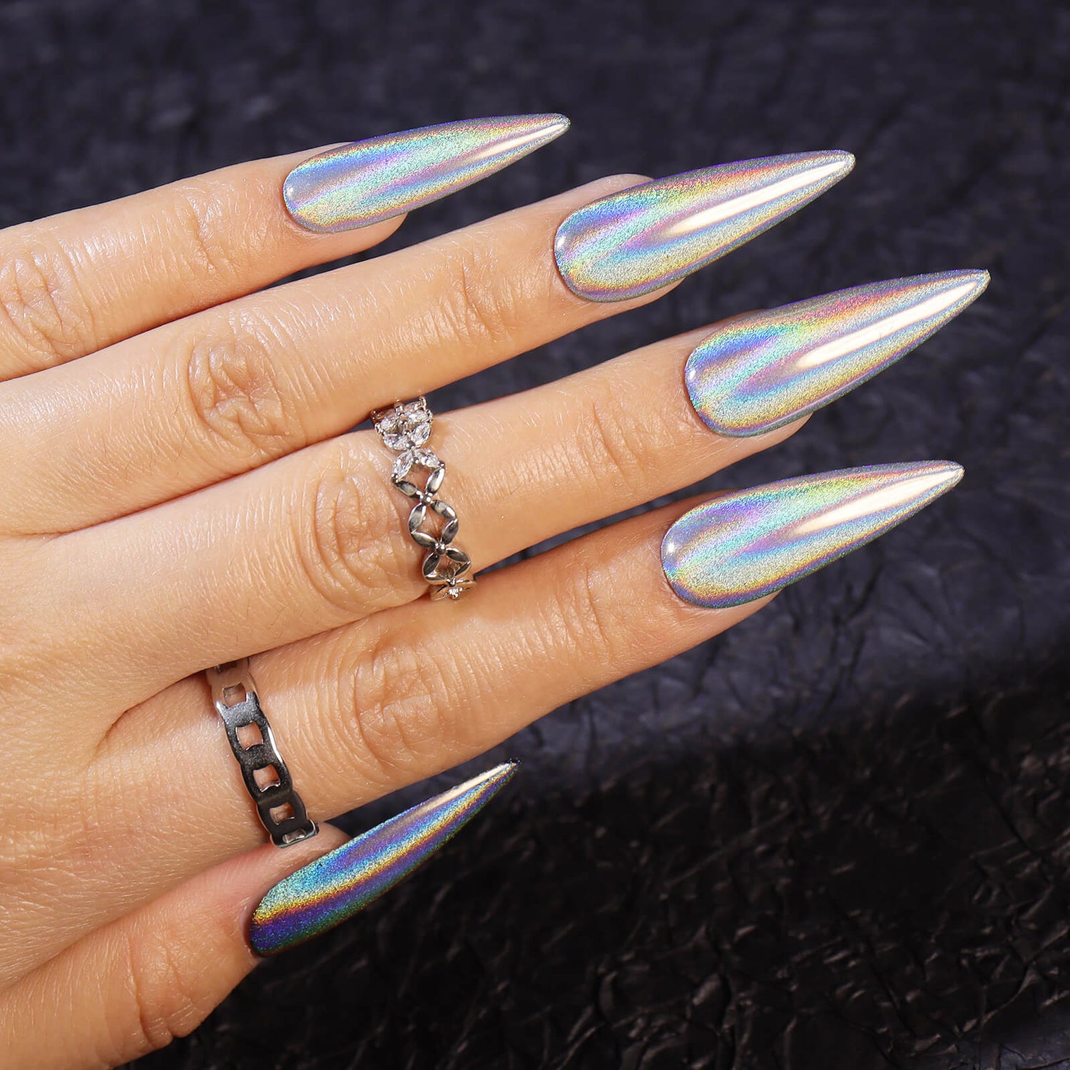 Holographic-Nail-rainbow-Chrome-powder-show