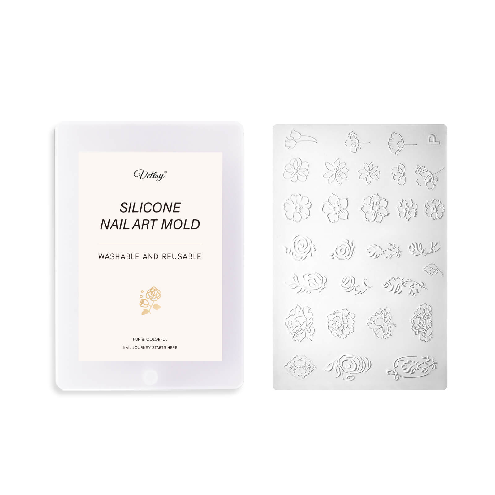 Nail Art Mold-Rose