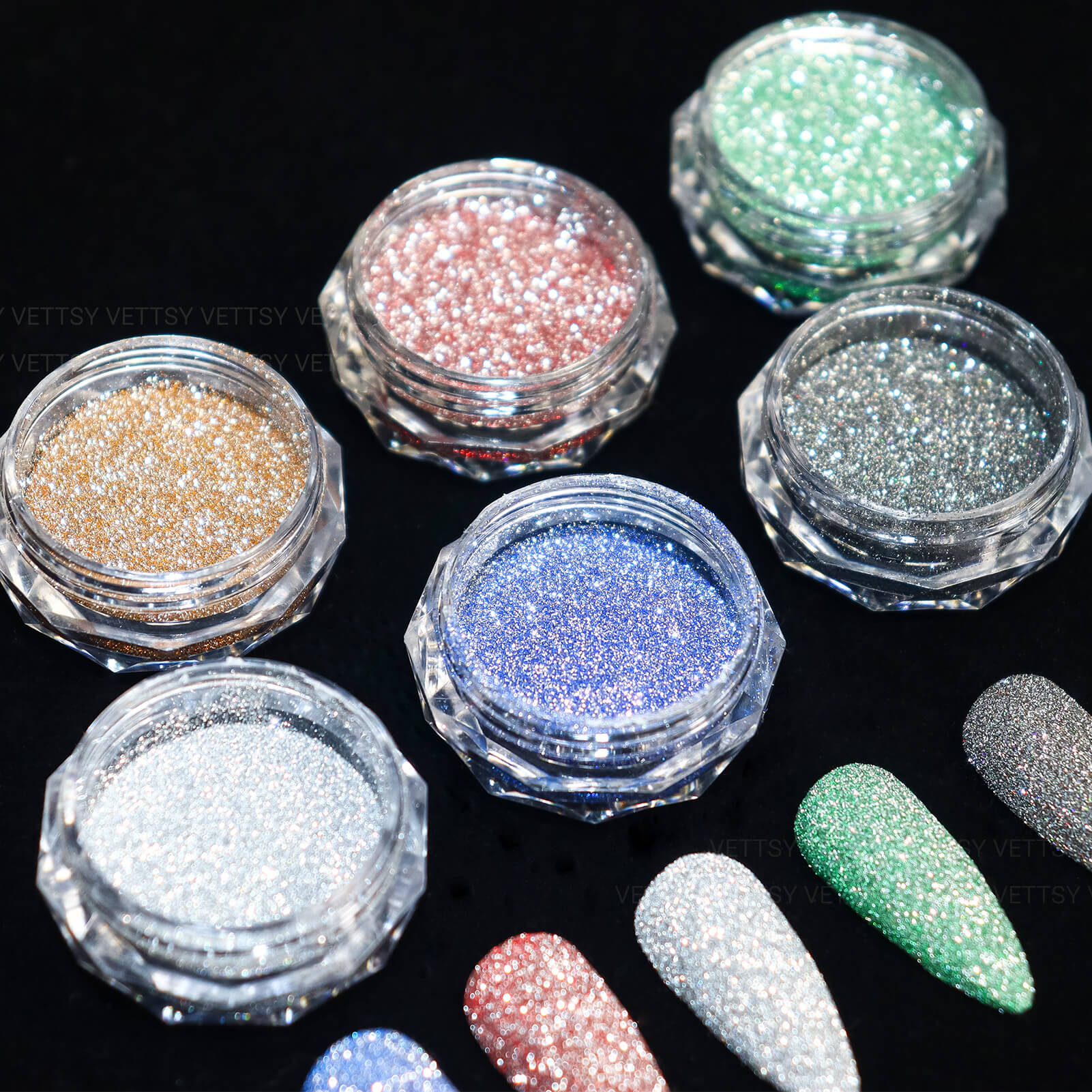 Diamond Crystal Nail Powder Pigment Glitter