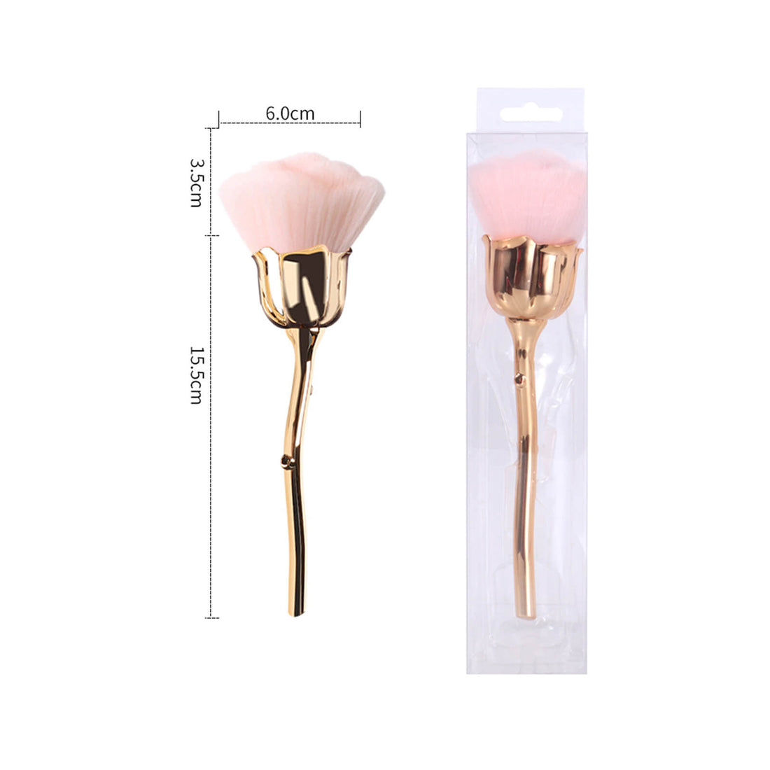 Rose Dust Brush-Gold