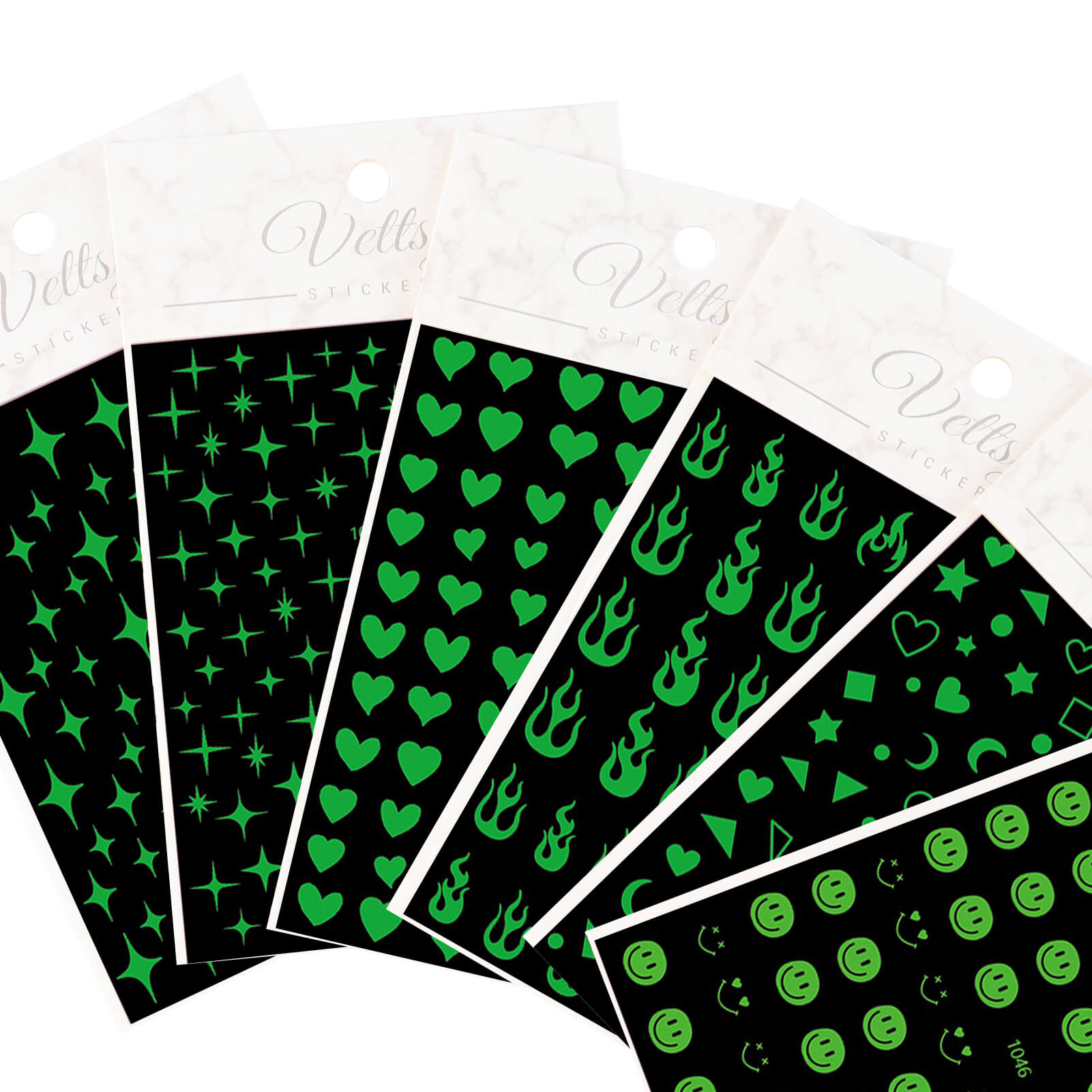 Nail Stickers-Luminous - Vettsy