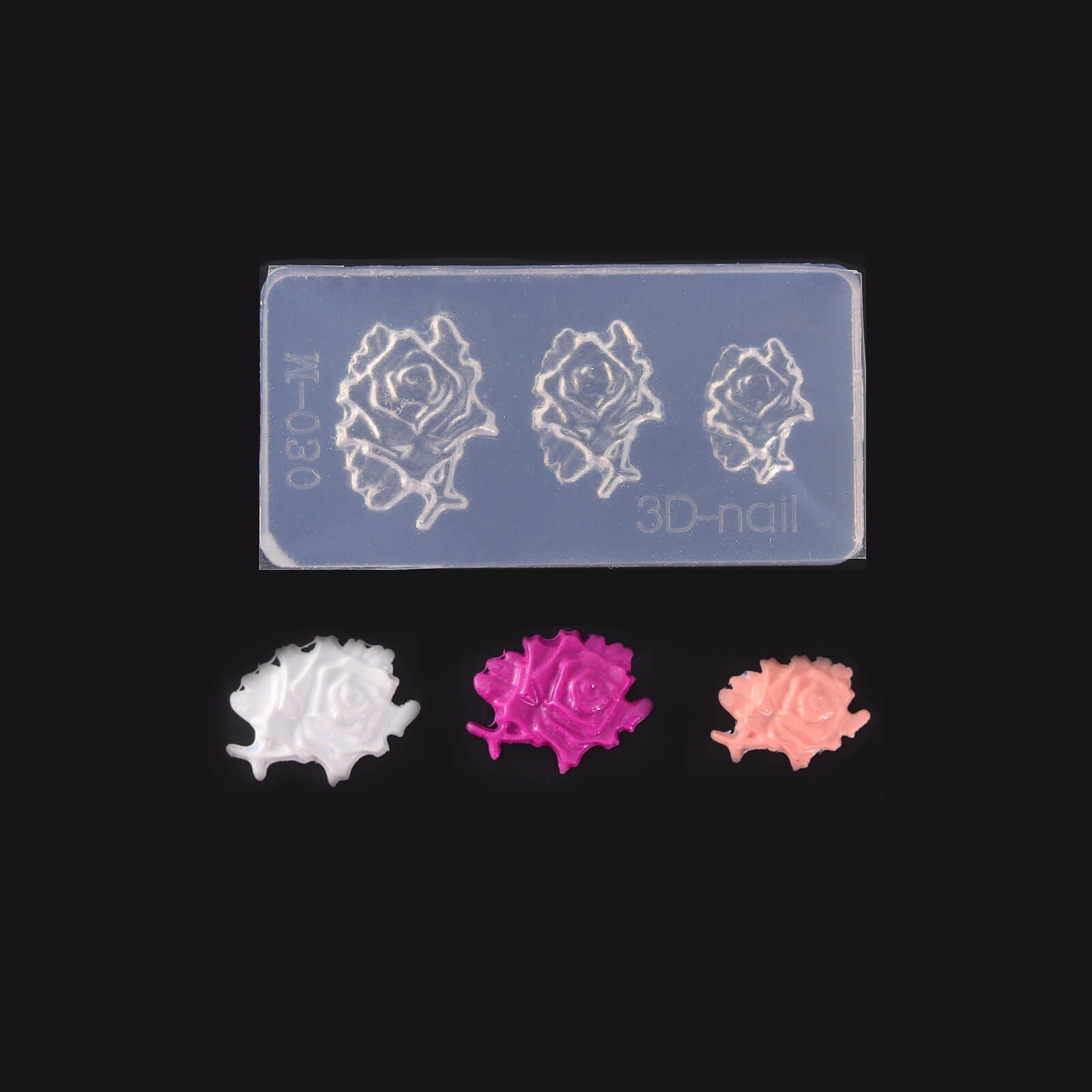 3D Nail Art Mold-Flower04