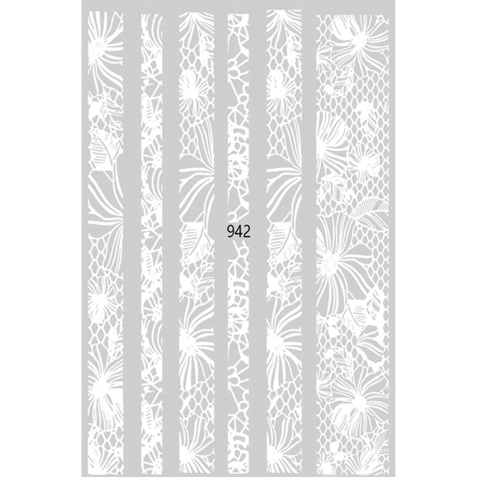 nail-art-stickers-lace-942-white