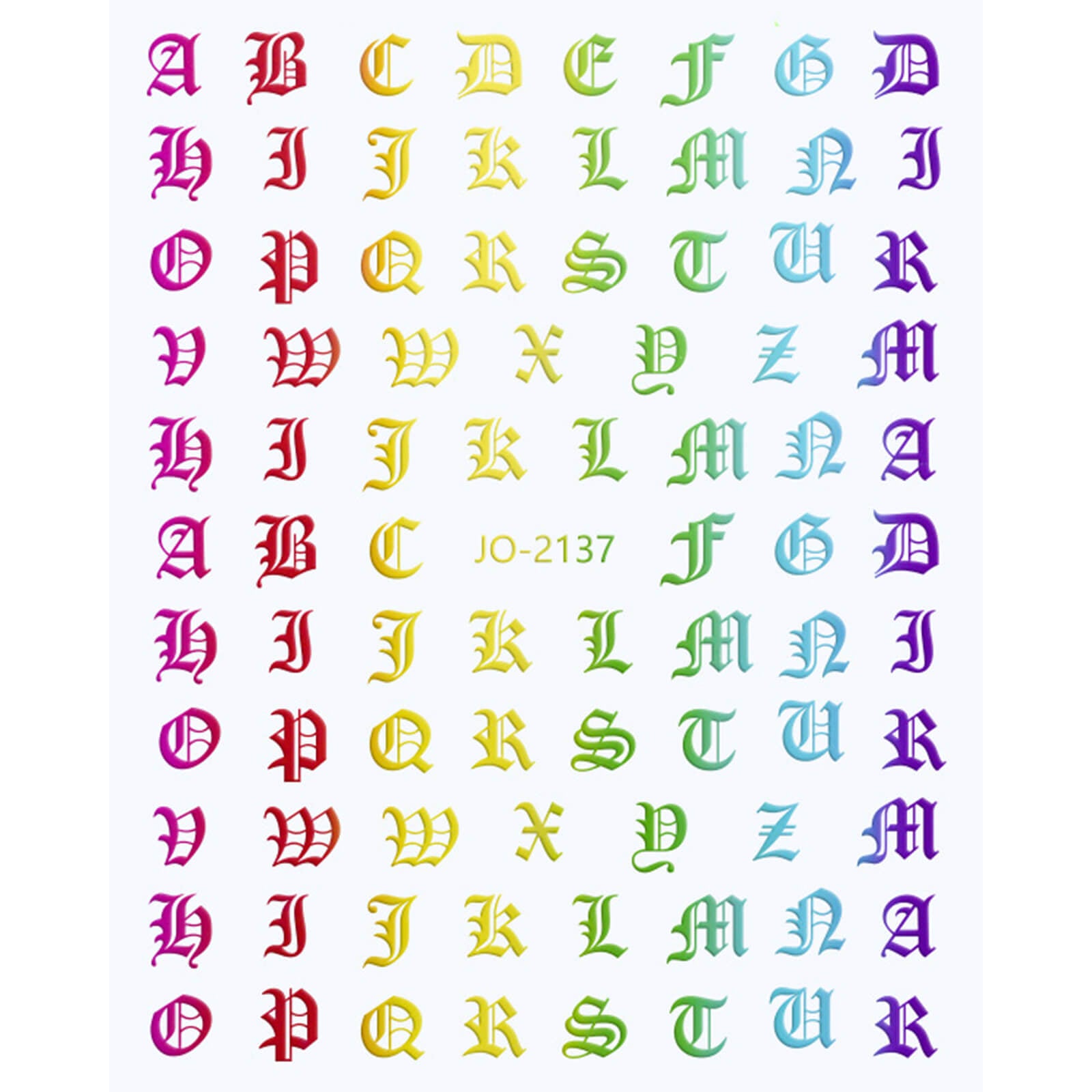nail-stickers-character-rainbow