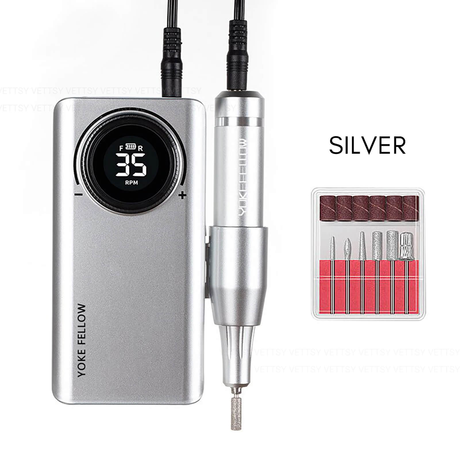 Professional Nail Drill-Silver - Vettsy