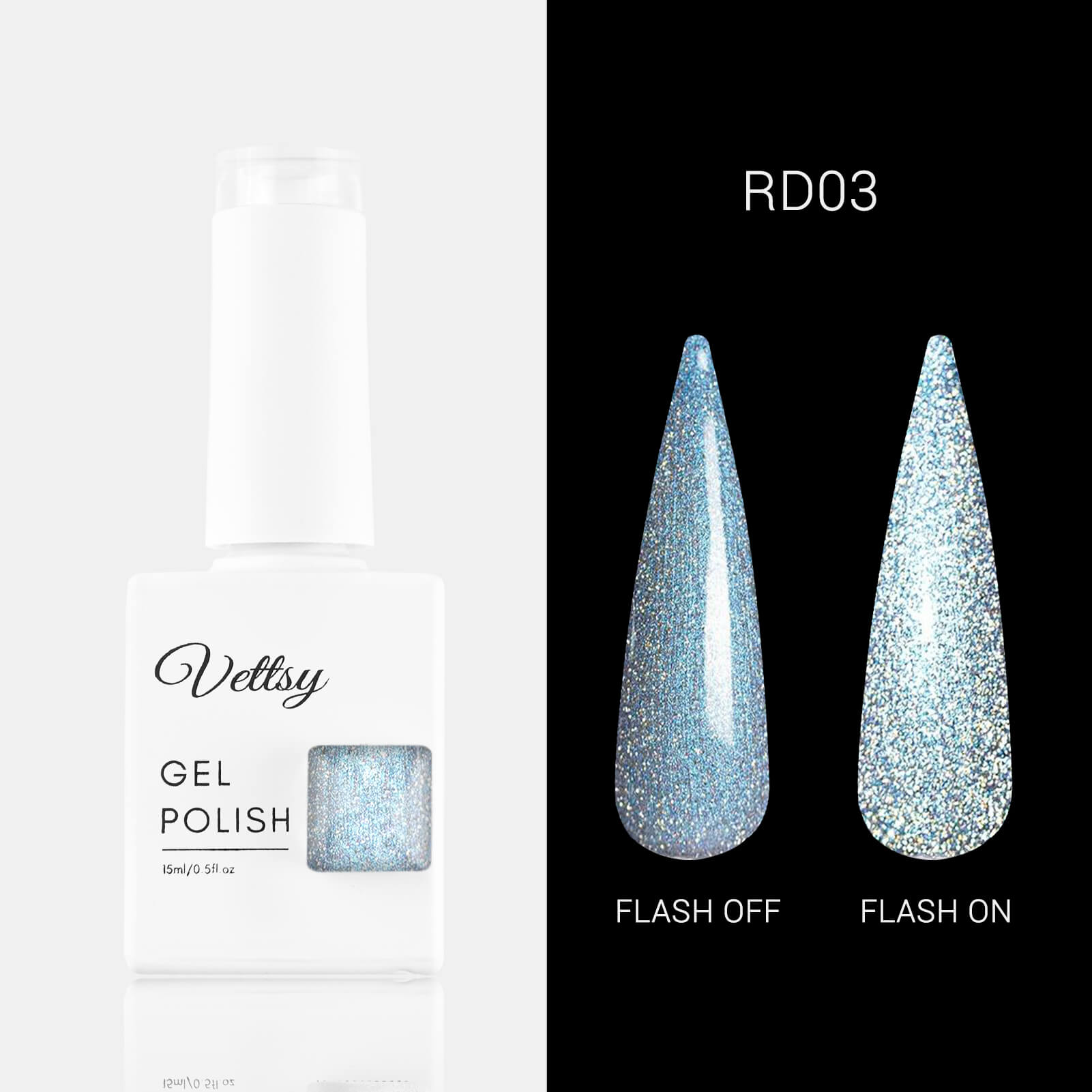 Reflective Glitter Gel Set - Vettsy