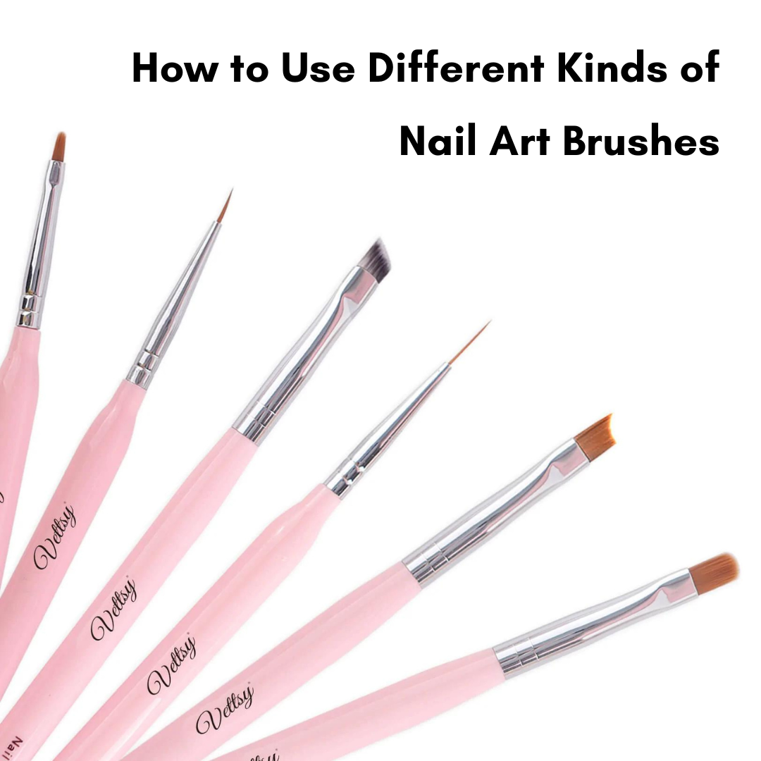 How to Use Different kinds of Nail Art Brushes?
