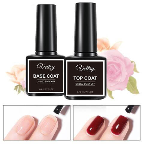Vettsy polygel base coat and top coat