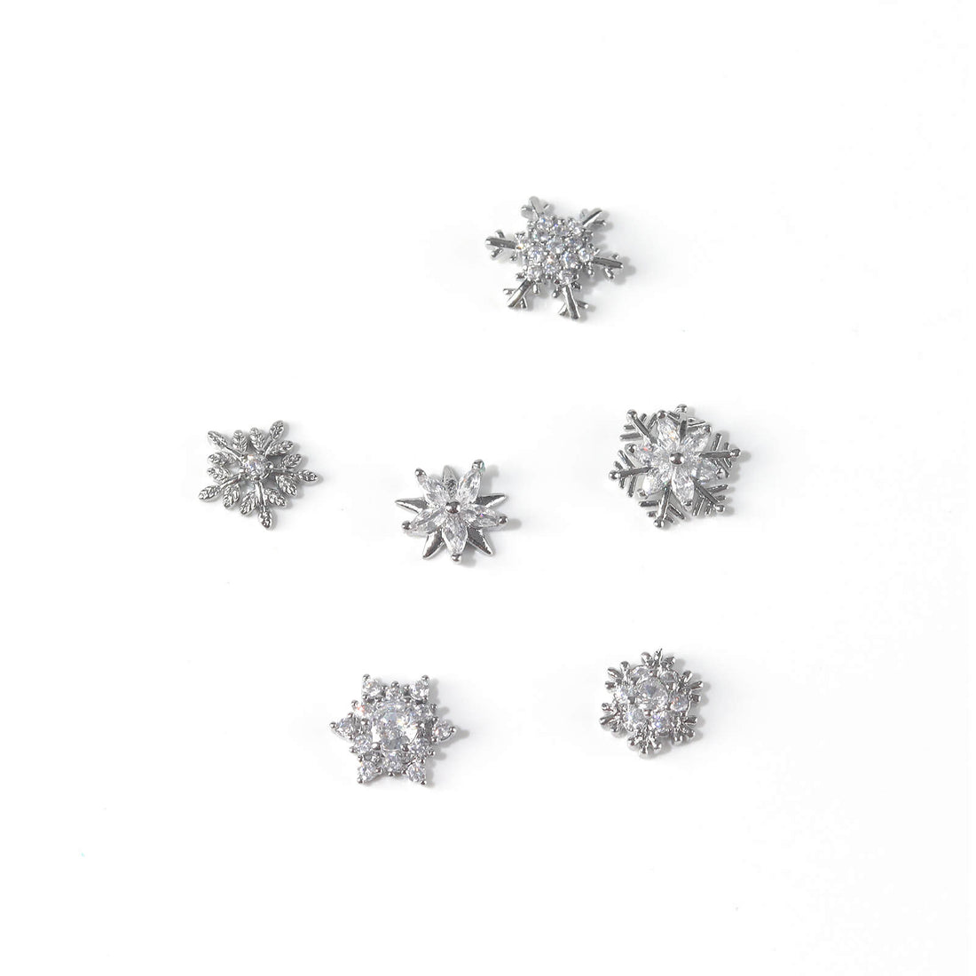 Snowflake Rhinestone Charms