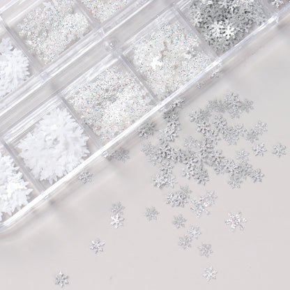 Snowflake Nail Glitters
