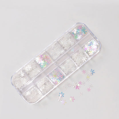 Snowflake Nail Glitters