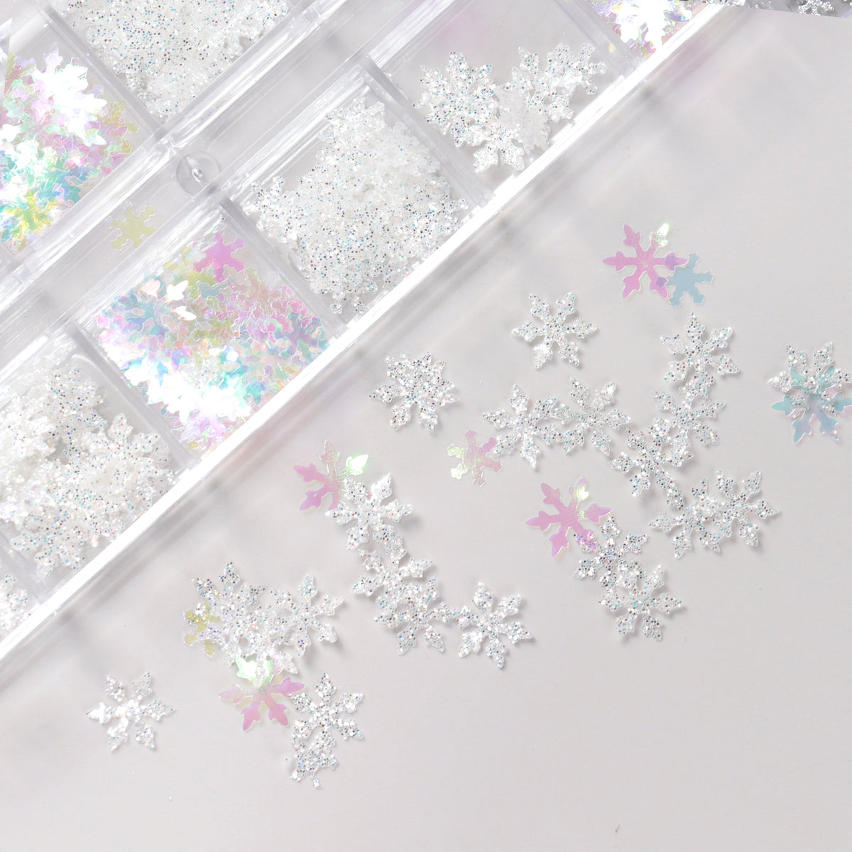 Snowflake Nail Glitters