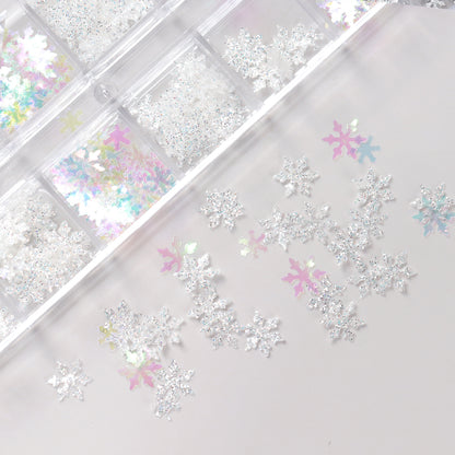 Snowflake Nail Glitters