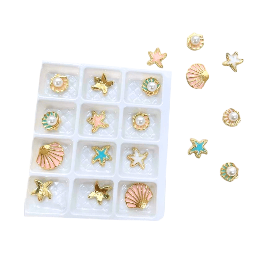 Sea Metal Charms Set