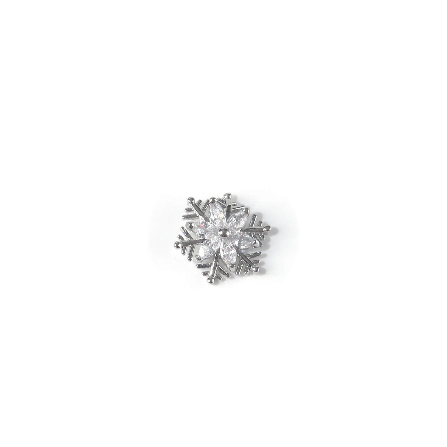 Snowflake Rhinestone Charms