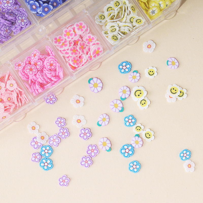 Flower Clay Charms