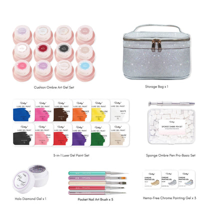 28 Nail Art Gel Full Set