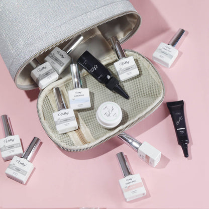 مجموعة طلاء أظافر جل أساسية من 10 قطع